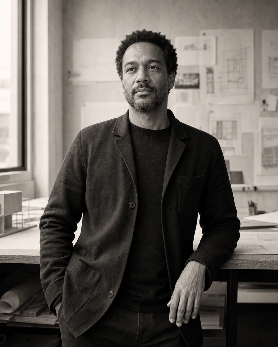 Fictional studio role portrait &mdash; concept only