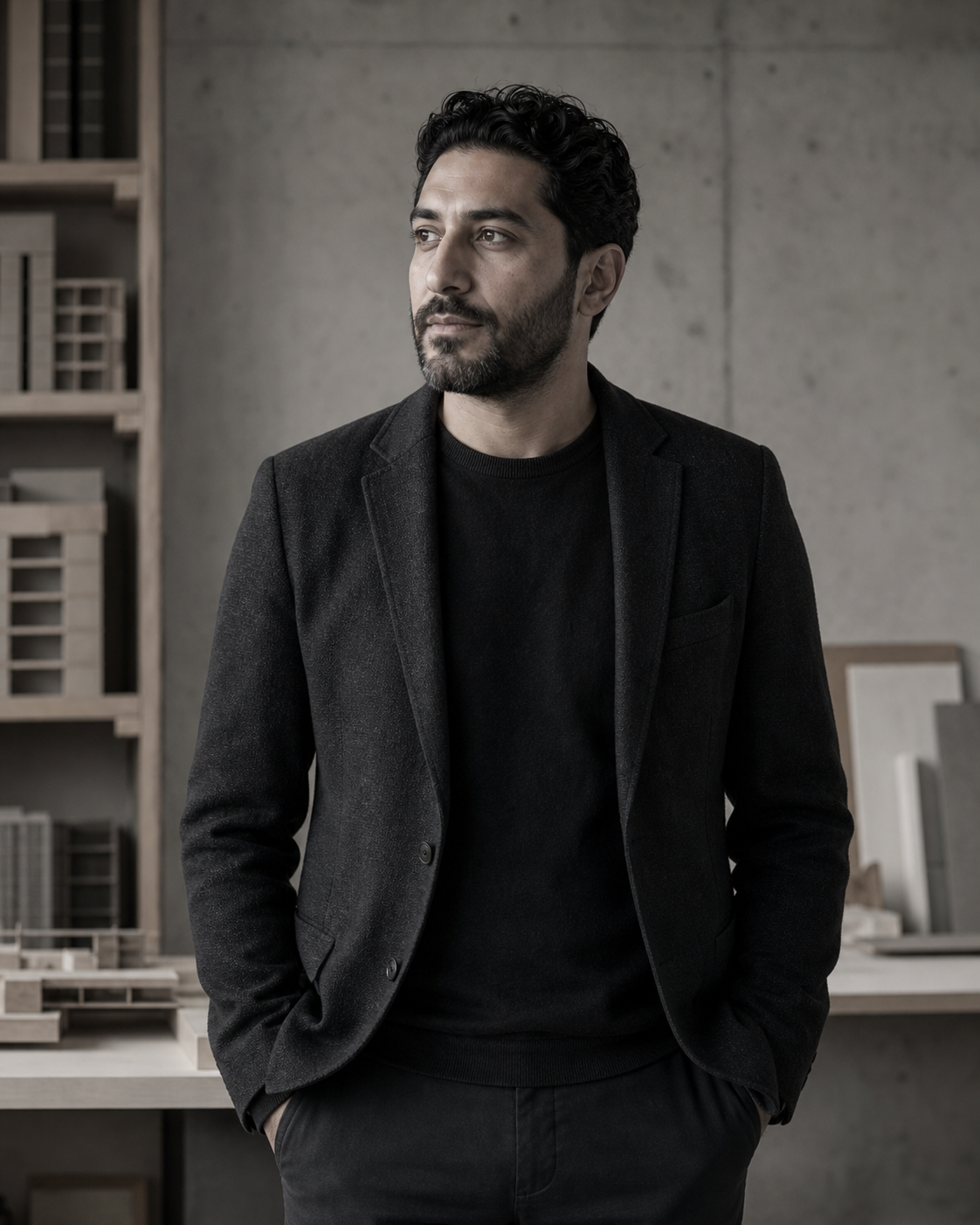 Fictional studio role portrait &mdash; concept only